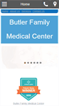 Mobile Screenshot of butlerfamilymedical.com